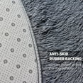 thumbnail image 5 of Goasis Lawn Super Soft Cute Decor Kids Plush Fiber Gray Round Area Rug, 4' x 4', 5 of 7
