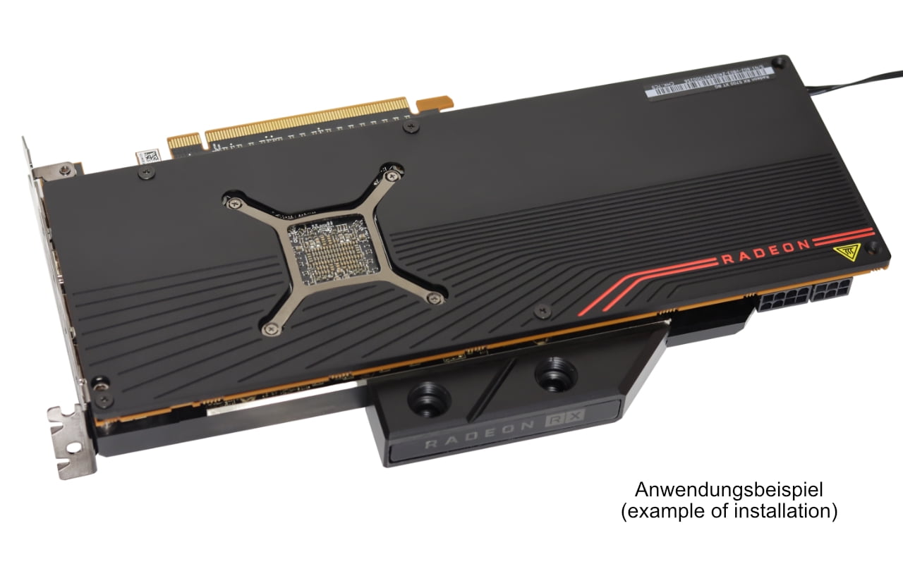 Alphacool 12958 Eisblock Aurora Backplate GPX-A AMD Radeon RX 5700/5700XT Reference Water Cooling GPU Water Blocks 