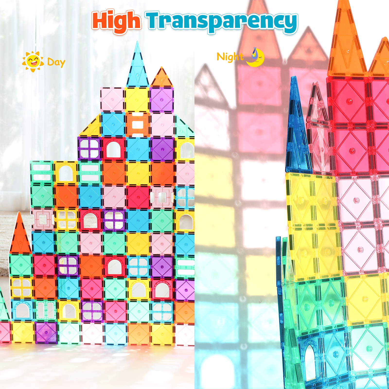 FunMagic Magnetic Tiles Starter Pack, 42 Pieces photo 8