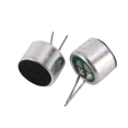 thumbnail image 2 of 50 Pcs 2 Pin Mini MIC Capsule Electret Condenser Microphone Silver Tone Black, 2 of 7