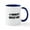 White/Navy Inside, variant on CafePress - Worlds Gayest Dad Mugs - 11 oz Ceramic Mug - Novelty Coffee Tea Cup