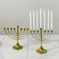 thumbnail image 6 of YongCo Hanukkah Candle Stand Festive Celebration Candle Holder 7/9 Branch for 0.51in Candle Detachable For Home Decor, 6 of 16
