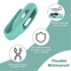 thumbnail image 3 of 4-Pack Clip Case Compatible with Fitbit Inspire 2, Soft Silicone Clip Clasp Accessory Replacement for Fitbit Inspire 2, 3 of 5