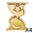 thumbnail image 1 of Paquete de 2-4 accesorios de tablero ocupado de madera para habilidades prácticas de enseñanza temprana de niños pequeños 4 piezas, 1 of 8