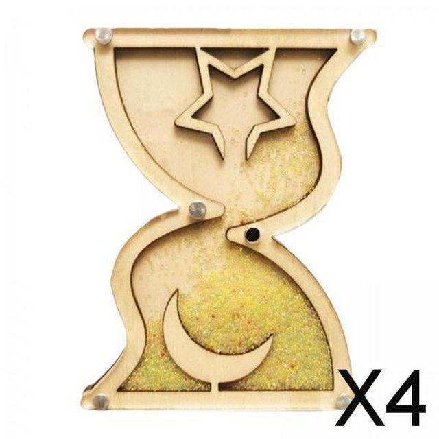 Paquete de 2-4 accesorios de tablero ocupado de madera para habilidades prácticas de enseñanza temprana de niños pequeños 4 piezas