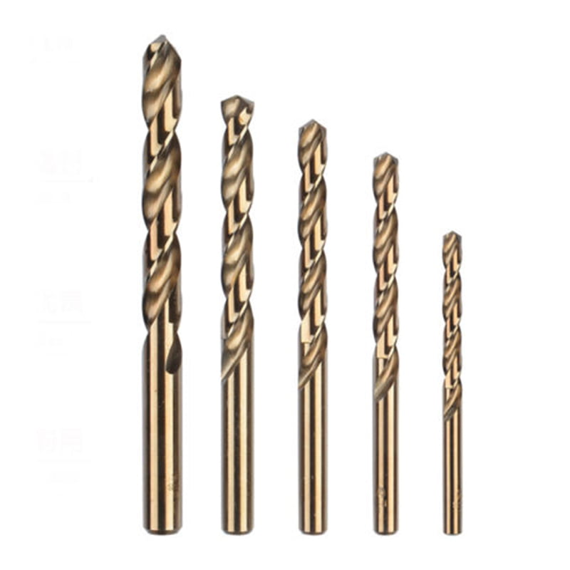 Multiple Hole Stepped Up Bits for Stainless Steel Hard Metal and Cast Iron 4MM-20MM HSS M35 5% Cobalt Metric Step Drill Bit Set Step Drill Bit 9 Sizes Step Bit for Impact Driver 