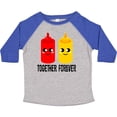 thumbnail image 3 of Inktastic Ketchup and Mustard Gift Boys or Girls Toddler T-Shirt, 3 of 5