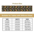 thumbnail image 2 of Morris Art Table Runner,Vintage Floral William Morris Botancial Plant Green Fritillaery WashableTable Ruuner Home Kitchen Party Living Room Table Decoration 13x90 inch, 2 of 6