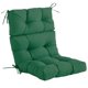 thumbnail image 1 of Cojín de respaldo alto Shamjiam para silla de exterior Verde 112 cm x 53 cm, 1 of 8