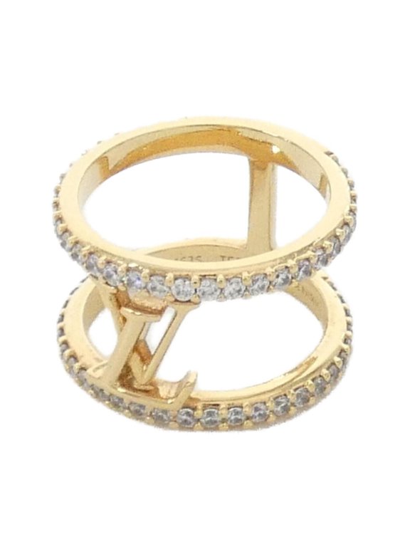 Pre-Owned Louis Vuitton Ring LV Iconic Strass S M1463S