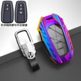 thumbnail image 4 of For Toyota Key Fob Cover Compatible with 2018-2021 Toyota Camry RAV4 Avalon C-HR Prius Corolla Highlander GT86 with Keychain, 4 of 9