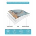 thumbnail image 5 of Blue Teal Marble Twin Size Down Alternative Comforter, Lightweight Comforter Quilt Bedding Set with Pillow Shams Modern Ink Painting Abstract All Seasons Bed Comforter Duvet Insert 68"x86", 5 of 7
