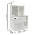 thumbnail image 6 of Modern Bedroom Nightstand Small Dresser 2 Drawers W/ Storage Shelf Bedside Table, 6 of 23