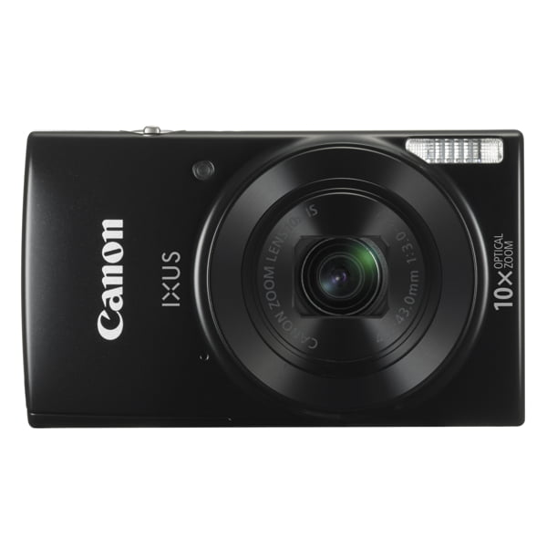 Canon Ixus 190 Digital Camera Black with 10x Optical Zoom and Built-In  Wi-Fi with 16GB Deal-expo Bundle