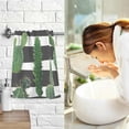 thumbnail image 6 of Coolnut Hand Towels Cactus Stripe Patterned 2 PCS, Cotton Bath Towel for Drying Face Hands Body Decorative Water Absorbent Lightweight Towels for Bathroom Ktichen Travel Gym, 16"x28", 6 of 6