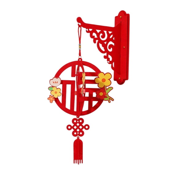 balikha Chinese New Year Hanging Ornament Chinese Lunar Year Decor Wall Mounted Spring Festival Pendant for Indoor Housewarming