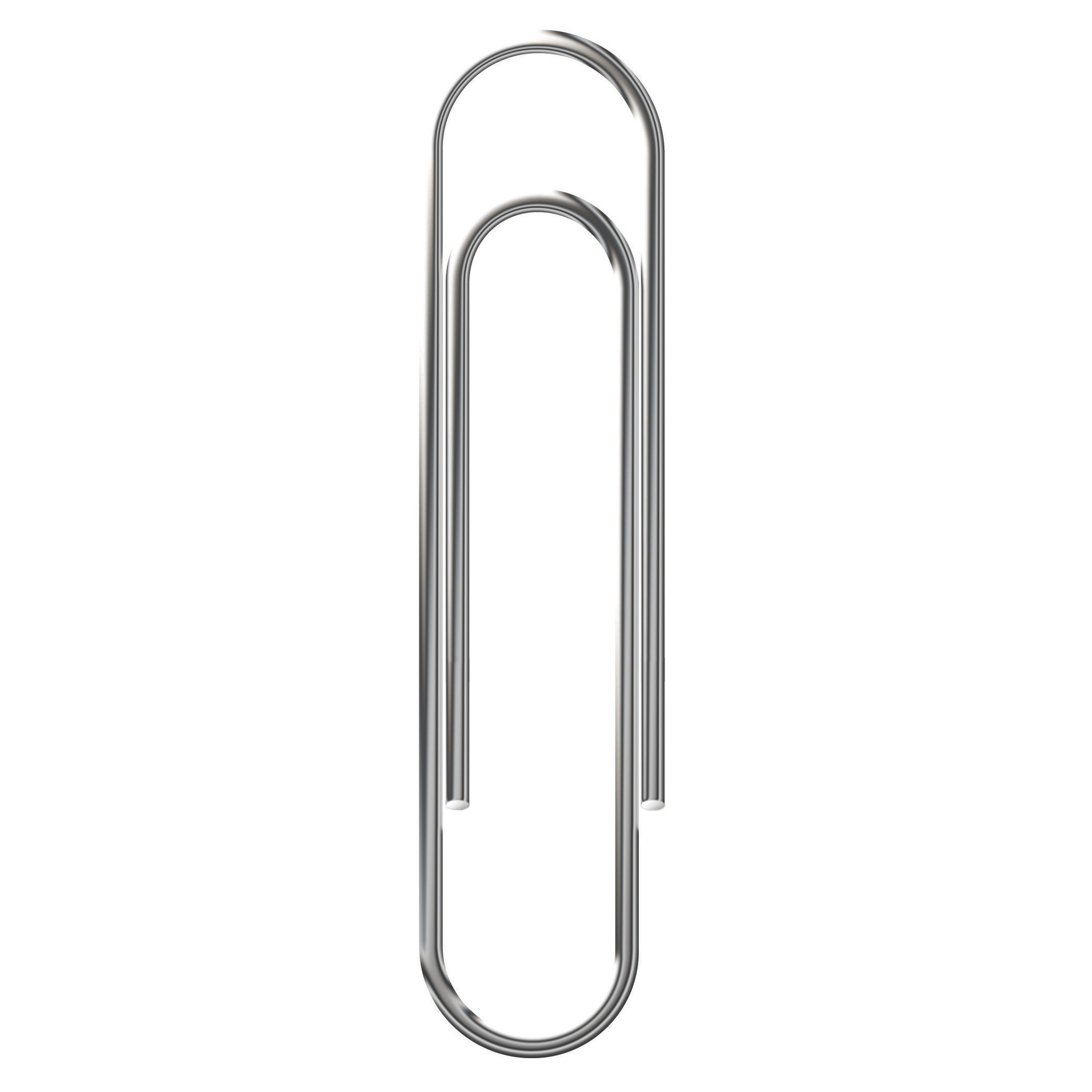 School Smart Smooth Paper Clips, 10 Packs with 100 Clips Each