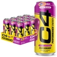 thumbnail image 1 of C4 Energy Drink x POPSICLE™ Grape, Carbonated Sugar Free Pre Workout Performance Drink with no Artificial Colors or Dyes, 16 Oz, Pack of 12, 1 of 5