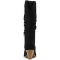 thumbnail image 3 of Style & Co. Womens Saraa Faux Suede Slouchy Mid-Calf Boots, 3 of 3