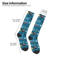 thumbnail image 5 of Fotbe Construction Trucks print Women's Men's Novelty Crew Socks Cotton Socks Knee High Socks for Walking,Running,Nurses,Pregnancy, 5 of 9