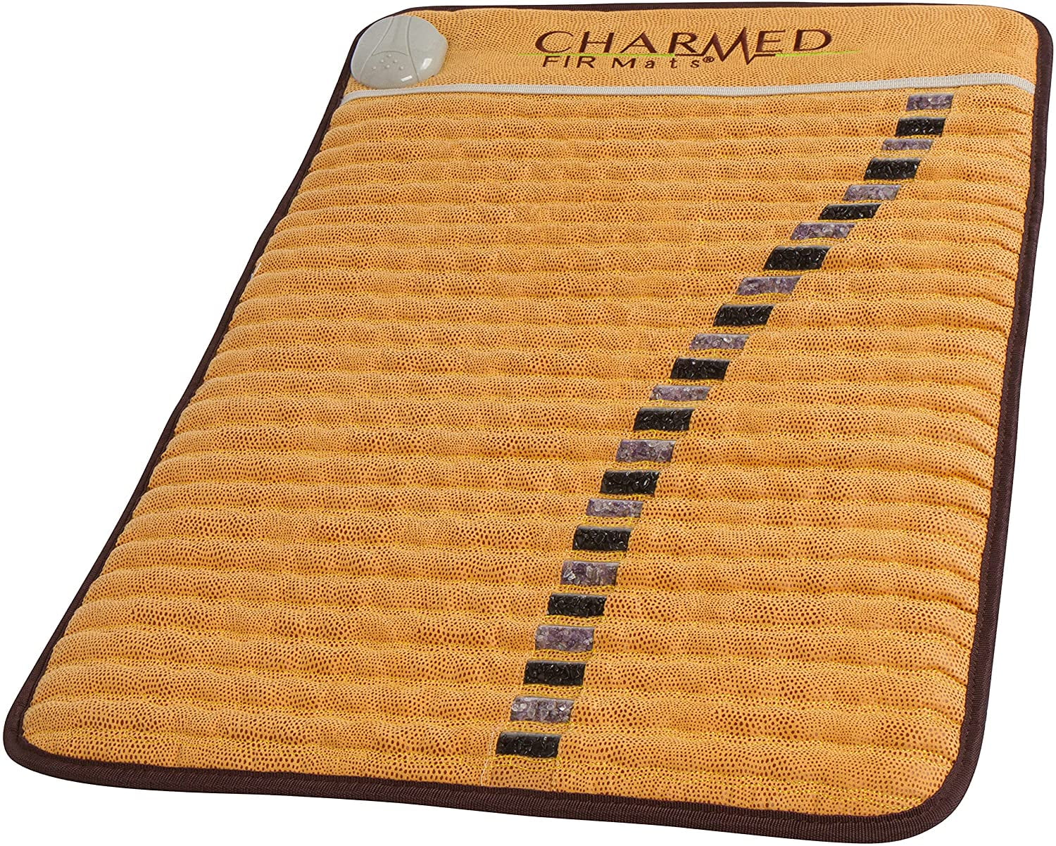 Charmed Far Infrared Heating Pad: Mini Mat with Amethyst and Tourmaline Crystal Radiant Heat Therapy (20' X 31') Adjustable Temp Settings, 110Volt, Flexible, Order Now!