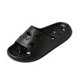 thumbnail image 3 of IEMIEMIEM Mens Shower Shoes Quick-Dry Bathroom Slippers with Drainage Hole Non-Slip Gym Slides Arch Support Pool Shower Sandals for Dorms 7-7.5 wide, 3 of 5