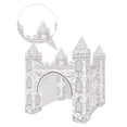 thumbnail image 4 of 1 Set of Paper Colorizing 3D Castle Model Coloring DIY Coloring Puzzle, 4 of 8