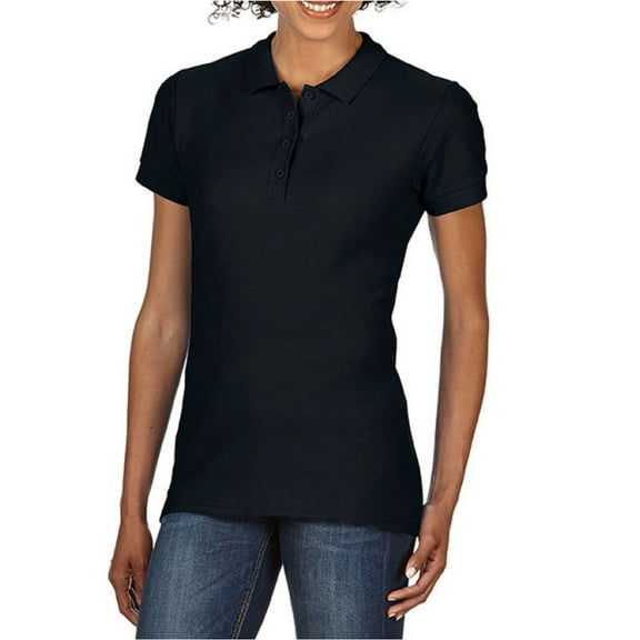 Gildan Womens Double Piqué Polo Shirt