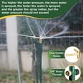 thumbnail image 5 of 2 Pack 3-Arm Garden Sprinkler, 360 Degree Rotation Lawn Sprinkler, High-Rise Lawn Watering Irrigation System, Adjustable Height, 5 of 8