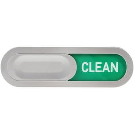Clean Vs Dirty Dishwasher Magnet - Rotatable Wooden Status Indicator