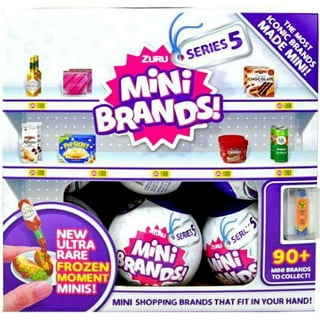 5 Surprise Mini Brands! Foodie LOT of 2 Mystery Packs 
