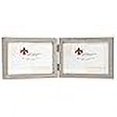 thumbnail image 3 of Lawrence Frames 4x6 Hinged Double (Horizontal) Gray Wood Gallery Collection Picture Frame, 6x4, 3 of 4