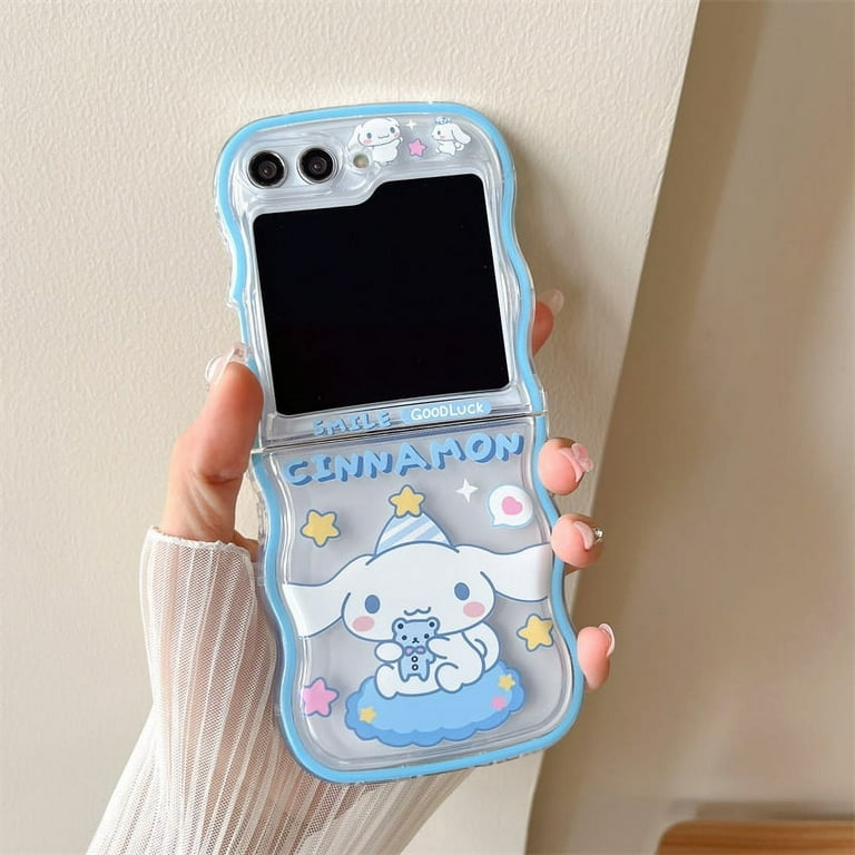 Sanrio Cinnamoroll Pompom Purin with bracelet Phone Case for