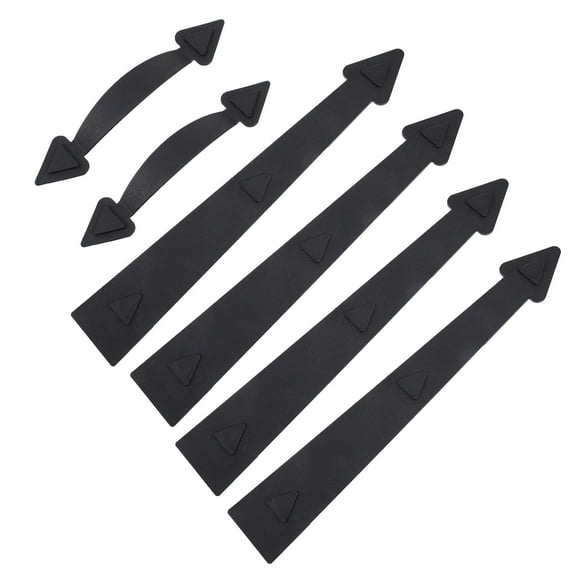 WORGEOUS  Garage Handle Magnetic Door Decorative Hardware Doors Handles Black