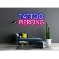 thumbnail image 2 of Glowneon Tattoo Piercing Shop Neon Sign, Tattoo Studio Wall Decor, 2 of 4