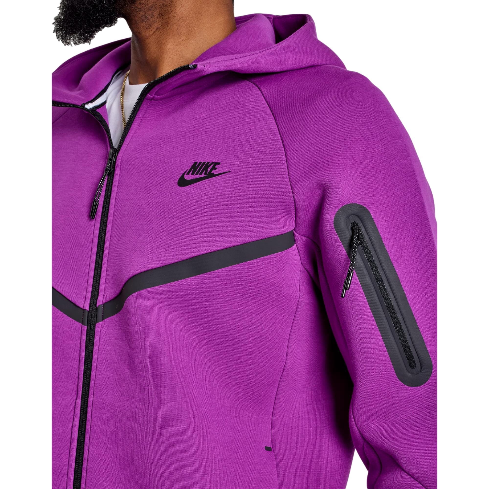 Men's Nike Tech Full Zip Hoodie Bold Berry (HV0949 505) - M