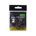 thumbnail image 2 of 15pcs High carbon steel Barbed Fish Hook With Eye Carp Fishing Hook, 2 of 6