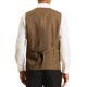 thumbnail image 3 of CHALECO DE TRAJE PARA HOMBRE INSPIRE CHIC, DOBLE BOTONADURA, AJUSTE SLIM, FORMAL, PARA BODA, COLOR MARRÓN, TALLA S, 3 of 5