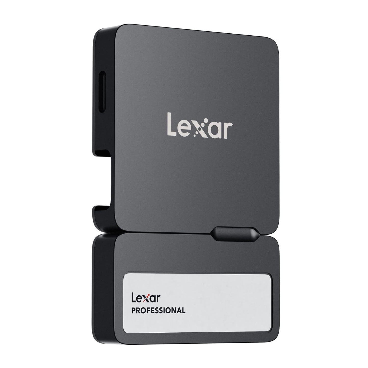 Lexar 1TB Professional Go USB 3.2 Gen 2 Portable SSD with 4-Port USB-C Hub, 1050MB/s Read and 1000MB/s Write Speeds (Black)