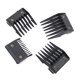 thumbnail image 3 of 4 peines guía para cortadora de pelo profesional, pinzas eléctricas especiales, peine de posicionamiento portátil, accesorios para peluquería en casa (negro), 3 of 7