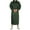 Army Green, variant on Unisex Waterproof Canvas Apron with Large Pockets and Elastic Long Sleeves - Ideal for Chefs, Grill, Restaurant, Bar, and Shop - Practical and Durable