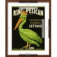 thumbnail image 5 of Art.com King Pelican Brand Lettuce Giclee Print, Brown Frame Wall Art, 17" x 21", 5 of 5