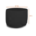 thumbnail image 4 of Round Patio Table Cover 18 Oz Waterproof - 100% Weather Resistant Outdoor Round Table Cover with Air Pocket and Drawstrap for Snug Fit (36" Dia x 24" H, Black), 4 of 7