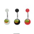 thumbnail image 1 of Colorful Acrylic Belly Button Rings, 1 of 9