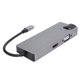 thumbnail image 3 of Estación De Acoplamiento, Dos Puertos USB3.0 Estándar Concentrador De Adaptador De Corriente Resistente A La Oxidación Para Monitores Proyectores De Computadoras Portátiles, 3 of 5