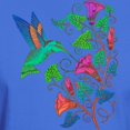thumbnail image 3 of CafePress - Rainbow Hummingbird On Trumpet Vine Dark T Shirt - Men's Classic Graphic Cotton T-Shirt, 3 of 4