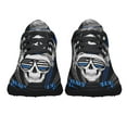 thumbnail image 5 of Back The Blue Skull Lady Shoes Sneakers for Women Men Black Size 13, 5 of 7