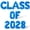 Blue, variant on Letter Balloons - CLASS OF 2028 16" Inch Alphabet Letters Foil Mylar Balloon Graduation Party Banner (Green)
