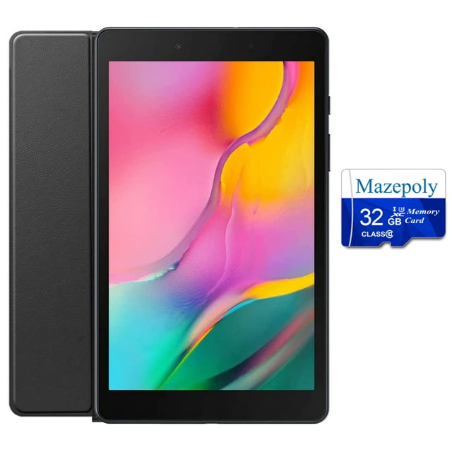 Samsung Galaxy Tab A 8.0-inch (2019 Version Newest) 32GB Touchscreen Tablet Bundle, Quad-Core Qualcomm Snapdragon Processor, 2GB RAM, Android 9.0 OS (LTE Unlocked, Black) with Mazepoly Accessories