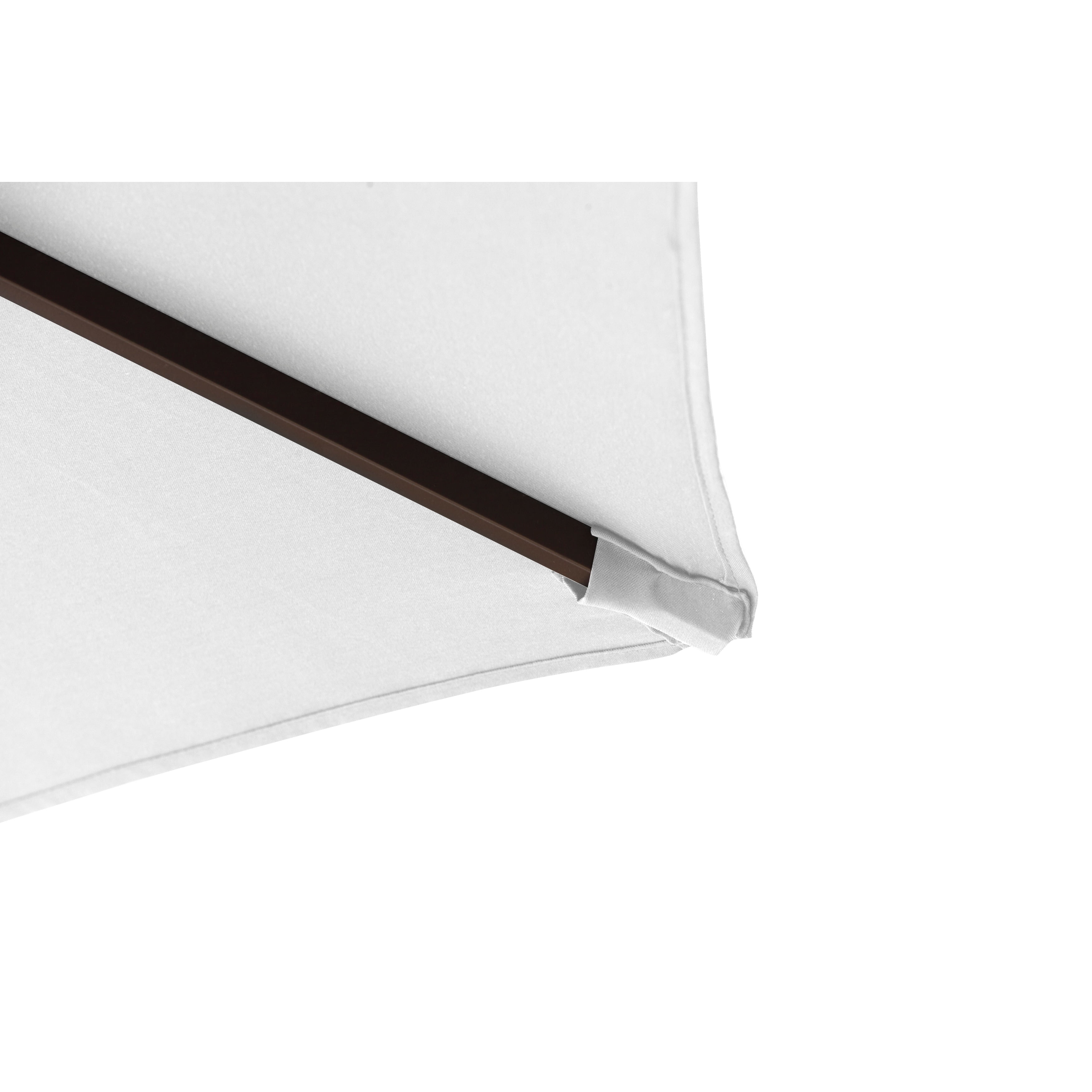 Westin Outdoor 9801012 10 ft. Cantilever Hanging Patio Umbrella, White